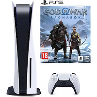 Ігрова консоль Sony PlayStation 5 825GB Blu-ray Edition White + God of War Ragnarok