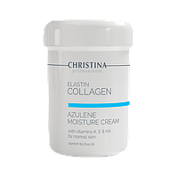 Увлажняющий крем для нормальной кожи Christina Elastin Collagen Azulene Moisture Cream with Vitamins A, E &