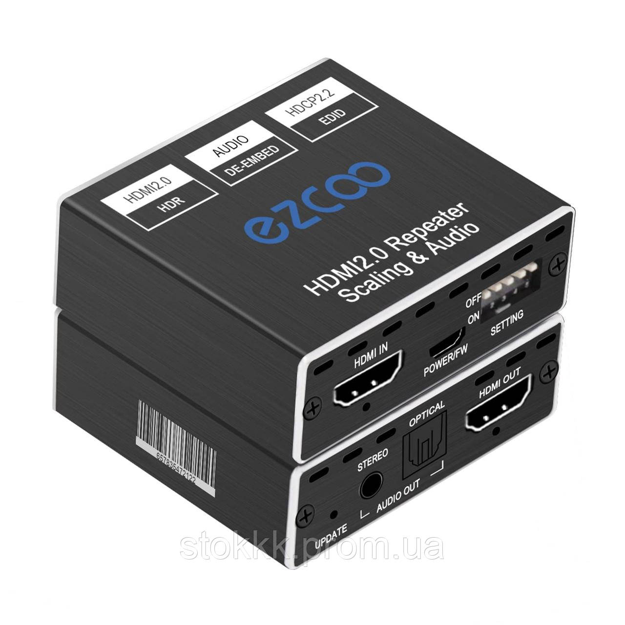 Аудиоэкстрактор ROFAVEZCO HDMI SPDIF 5.1CH Optical 4K 60Hz Atmos CEC EDID Stereo Audio - фото 1 - id-p1920536858