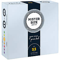 Презервативи Mister Size - pure feel - 53 (36 condoms), товщина 0,05 мм - SO8051