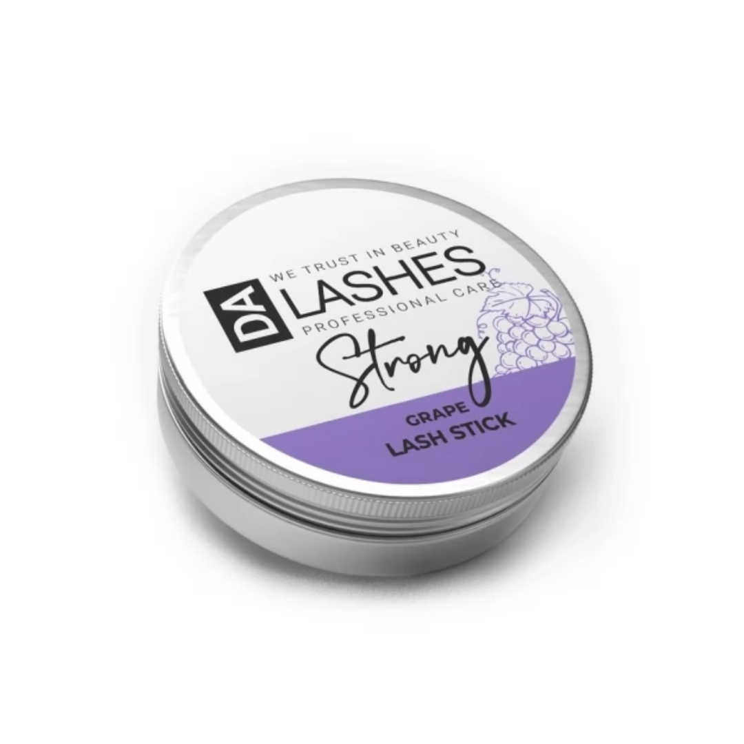 Клей для ламінування вій "Без клею" виноград Dalashes Lash Stick Strong Grape mini / шайба, 5 мл