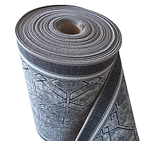 Килимова доріжка Dinarsu Spase Grey сіра шириною 100 см (ціна за пог.м), фото 4