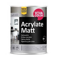 Краска Vivacolor Acrylate Matt, база А белый 0,9 л 1,2 кг