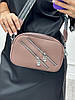 Маленька жіноча сумочка з блискавками "Look", фото 4