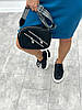 Маленька жіноча сумочка з блискавками "Look", фото 3