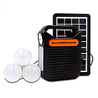 LED ліхтар із сонячною панеллю та PowerBank на 4000мАч, EP-391B / Кемпінговий ліхтарик з Bluetooth, фото 2