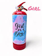 Огнетушитель для гендерной вечеринки, Girl розовый, 3000 гр