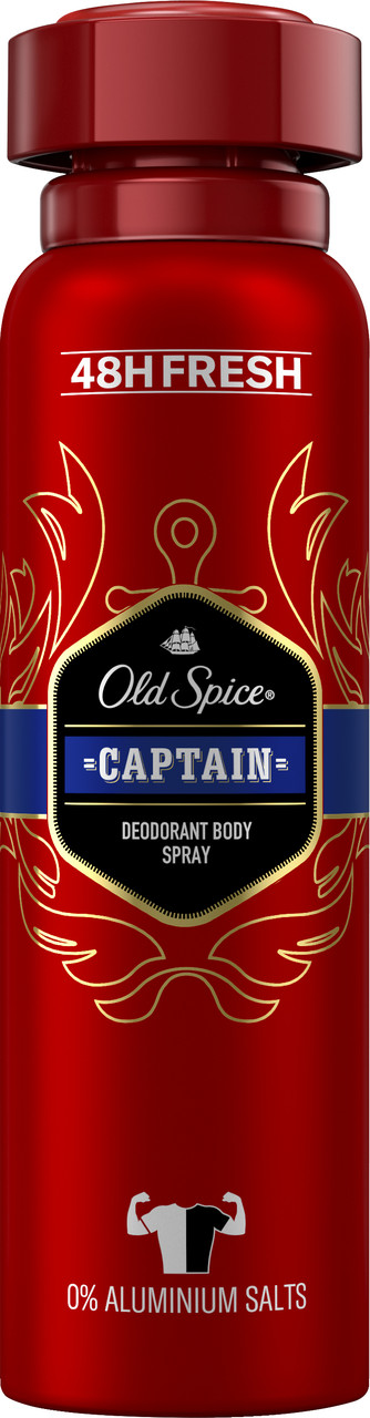 Дезодорант-спрей Old Spice Captain (150мл.) - фото 1 - id-p570012185