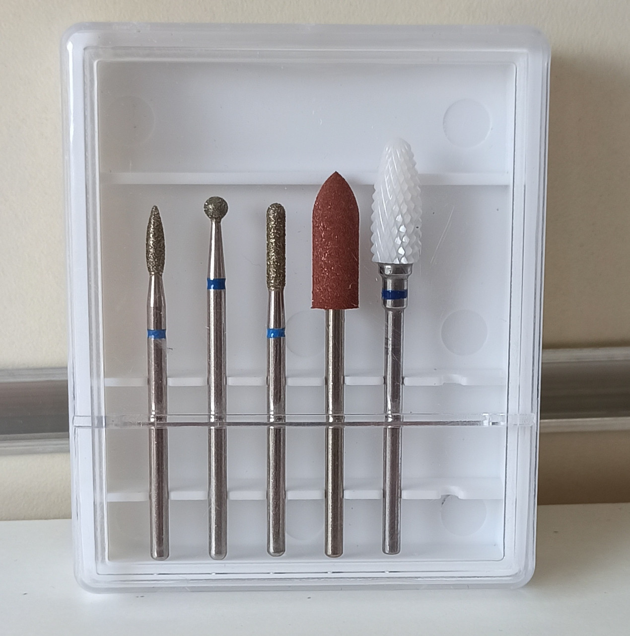 Набір насадок для фрезера 5в1 для апаратного манікюру