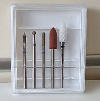 Набір насадок для фрезера 5в1 для апаратного манікюру