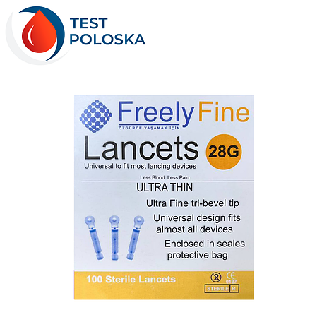 Ланцети FreelyFine 28G 100 шт., фото 1