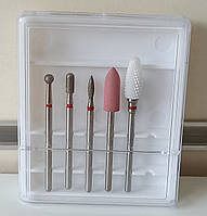 Набір насадок для фрезера 5в1 для апаратного манікюру