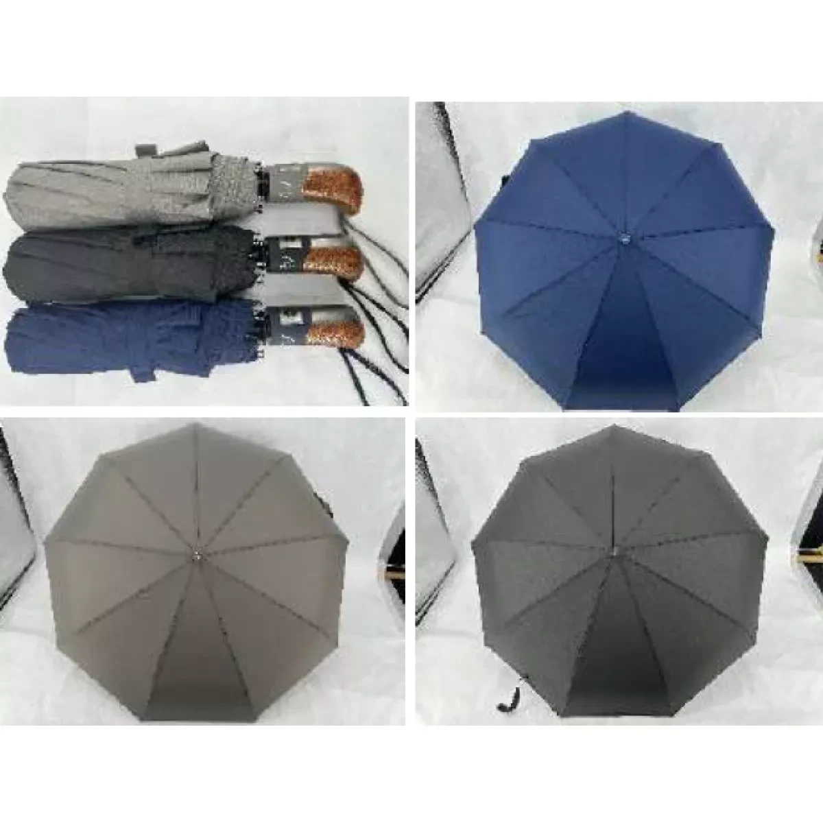 Парасолька чоловіча автоматична Grunhelm UAOC-1005RH-90GM однотонна