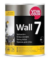 Краска Vivacolor WALL7, база А белый 0.9 л 1.2 кг