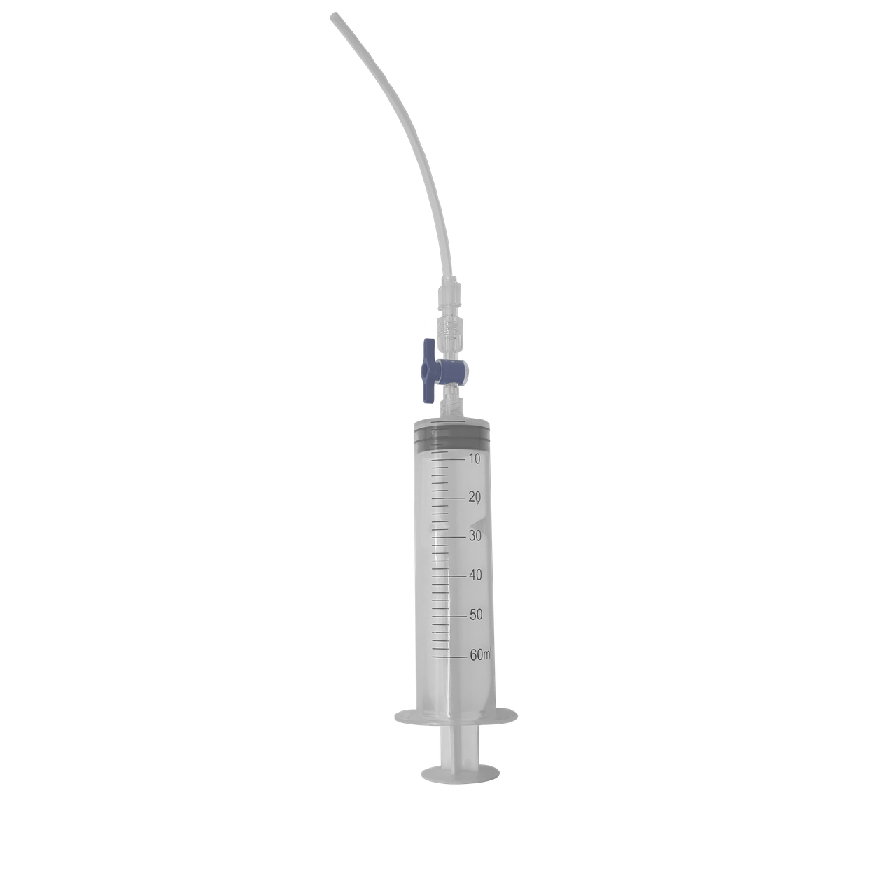 Шприц для силікону з трубкою і вентелем, 60мл