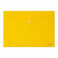 Папка-конверт Axent А4 на кнопке желтая (12) (240) (480) 1412-26