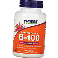 Комплекс витаминов группы Б Now Foods B-100 100 таб нау фудс Vitaminka