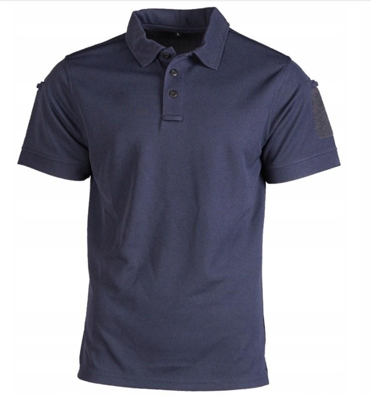 Сорочка поло Mil-Tec Tactical Quickdry Dark Blue, фото 1