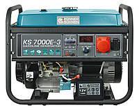 Генератор бензиновый 5.5 кВт Германия электрозапуск KS 7000E-3 Медаппаратура