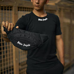 Чоловіча чорна бананка Palm Angels, сумка на пояс Palm Angels