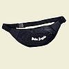 Чоловіча чорна бананка Palm Angels, сумка на пояс Palm Angels, фото 3