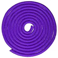 Скакалка из хлопка для художественной гимнастики G2022 длина 3 метра Фиолетовый