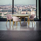 Стілець "Клара" Чорний, Тканина Жасмін 41, фото 4