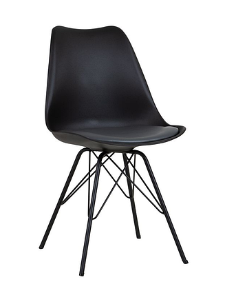Стілець Asti 4A black м'яке сидіння (BOX-2) ТМ Новий Стиль, фото 1