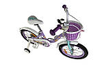 Дитячий велосипед RoyalBaby Chipmunk MM Girls 16" фіолетовий, Фіолетовий, фото 5
