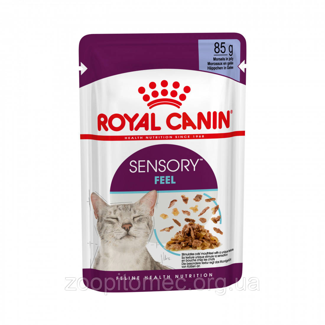 Вологий корм для кішок Royal Canin (Роял Канін) Sensory Feel у желе, 0,085 гр