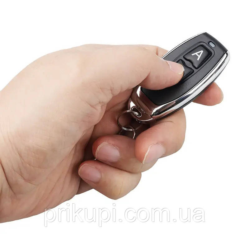 Універсальний пульт для реле (комір, насоса) 433МГц (двохкнопковий) з батарейкою