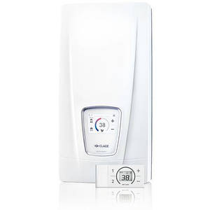 Проточний водонагрівач Clage DSX Touch 18/21/24/27 кВт 380 В + пульт дистанційного керування