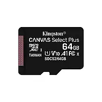 Карта памяти Kingston 64GB MicroSDXC UHS-I Class 10 Canvas Select Plus R100MB/s (SDCS2/64GBSP)