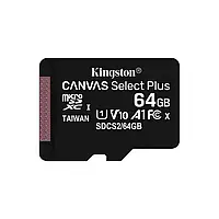 Карта пам&apos;яті Kingston 64GB MicroSDXC UHS-I Class 10 Canvas Select Plus R100MB/s (SDCS2/64GBSP)