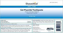 Зубна паста Dawn Mist Oral Care Fluoride Toothpaste, фото 3