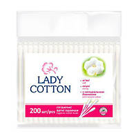 Ватні пал. " Lady Cotton"  200шт пакунок Арт.19989
