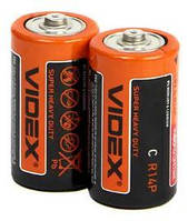 Батарейка солевая Videx R14 (C) 1.5V