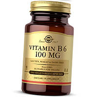 Витамин Б6 Solgar Vitamin B6 100 mg 100 veg caps Vitaminka