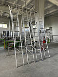 Драбина алюмінієва трисекційна 3х10 (5,6 м), фото 8