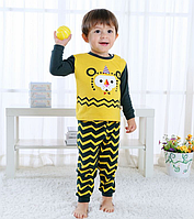 Детская пижама с длинным рукавом для мальчика на рост 80,90,110 см