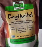 Эритритол подсластитель NOW Erythritol 454 g Vitaminka