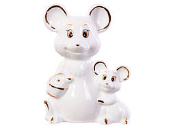 Статуетка декоративна Lefard Мишка з мишеням 149-405 9.5 см c