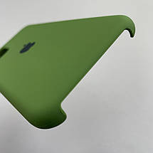 Чохол для Apple iPhone 11 Pro силіконовий кейс із мікрофіброю на телефон айфон 11 про оливковий slk, фото 4