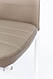 Стілець обідній Ріо білий (метал/шкірозам сіро-бежевий), фото 8