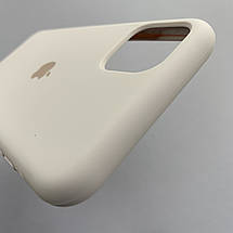 Чохол для Apple iPhone 11 Pro Max силіконовий кейс з мікрофіброю на телефон айфон 11 про макс пудровий slk, фото 5