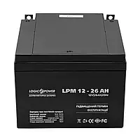 Аккумуляторная батарея LogicPower LPM 12V 26AH AGM (LPM 12 - 26 AH)