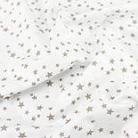 Бавовняна тканина "Дрібний зорепад" сірого кольору на білому № Е-3115, фото 4