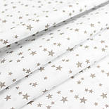 Бавовняна тканина "Дрібний зорепад" сірого кольору на білому № Е-3115, фото 5
