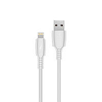 Кабель USB WALKER C308 Lightning white