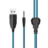Навушники HOCO W105 Joyful gaming headphones Blue, фото 4